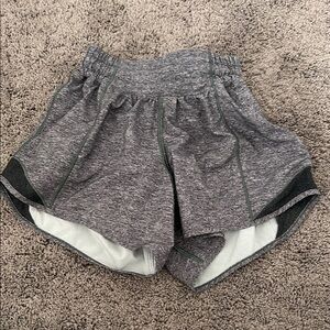 Lululemon Athletica Heather Gray Athletic Shorts